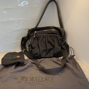 MZ Wallace Charcoal Crossbody Bag